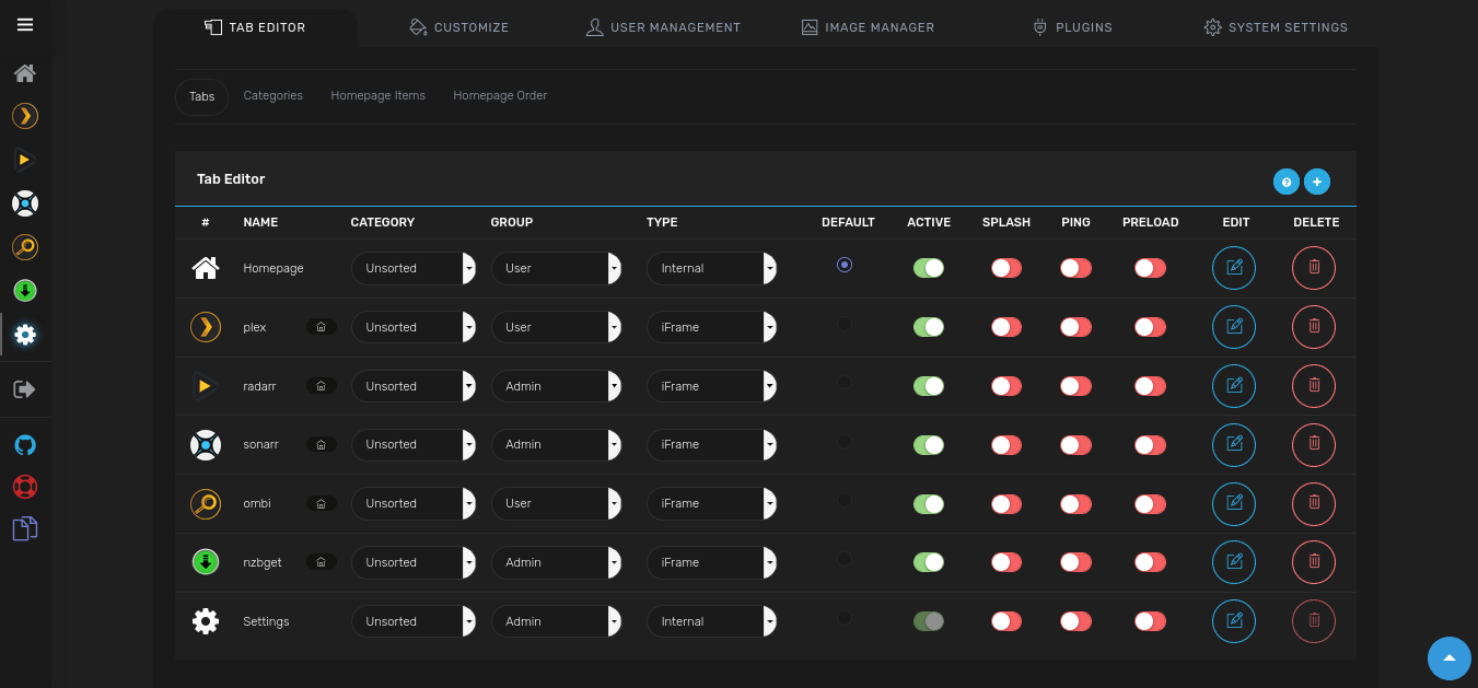 Tab Editor